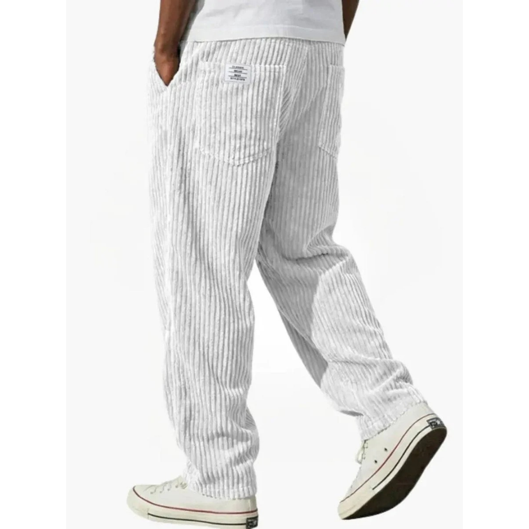 Albrecht | Herren Cord Hose mit Weitem Schnitt und Gerader Form