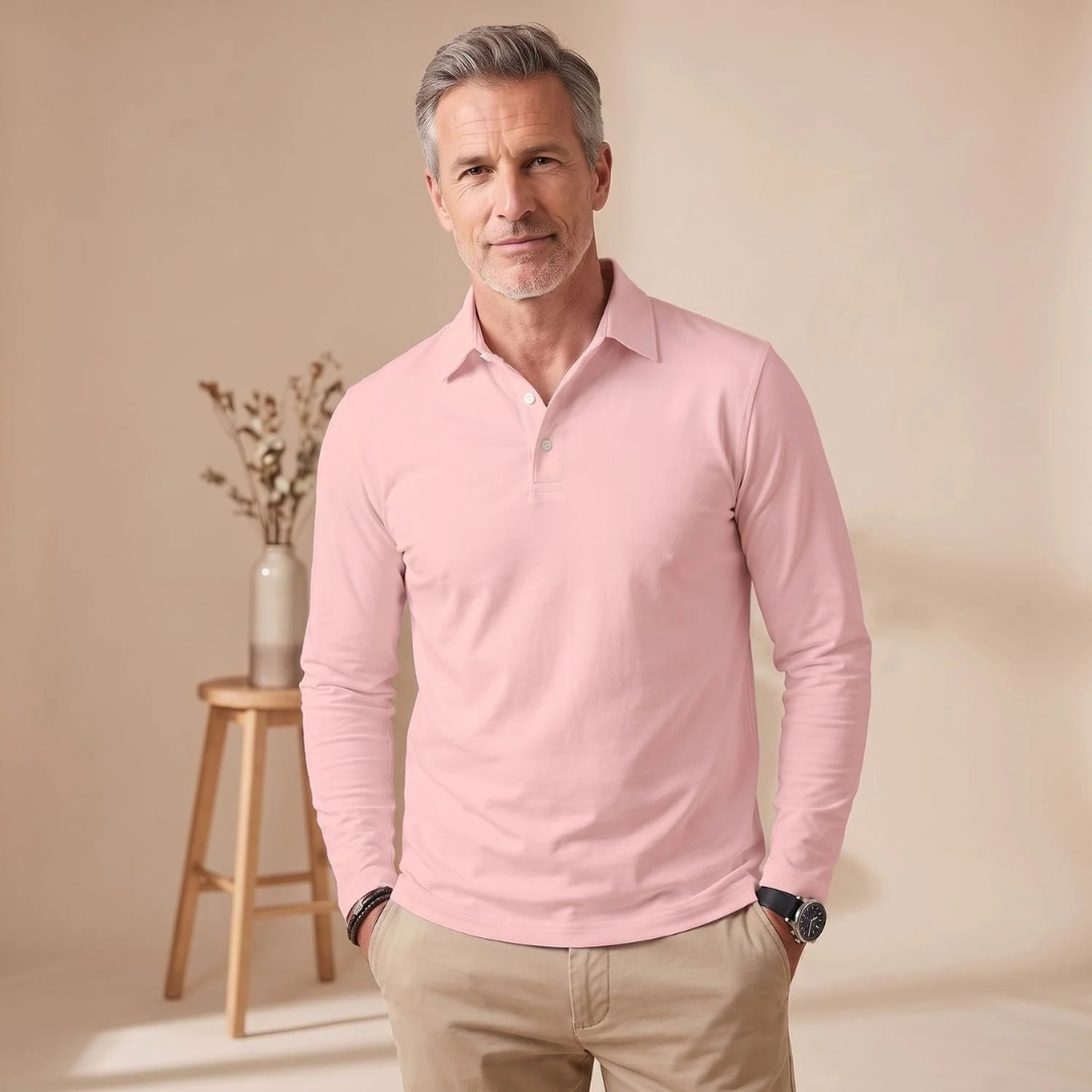 Albrecht | Herren Langarm Poloshirt mit Kragen
