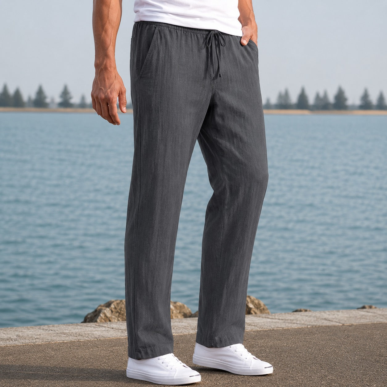 Albrecht | Herren Leinenhose Leicht