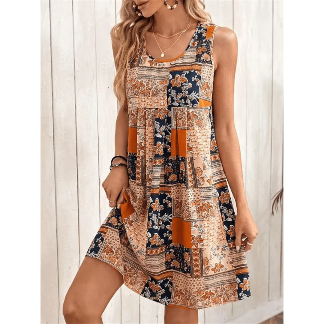 Alessia | Damen Schlichtes Sommerkleid Mini