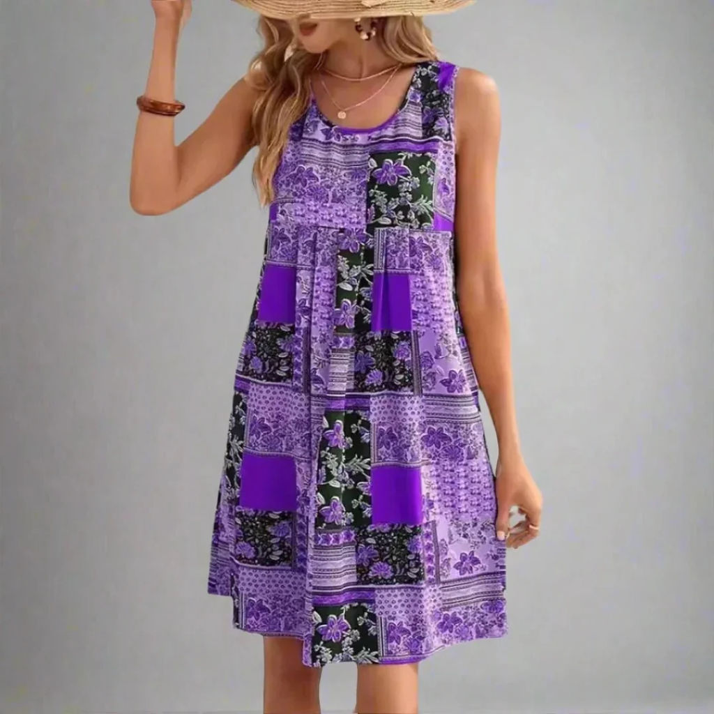 Alessia | Damen Schlichtes Sommerkleid Mini