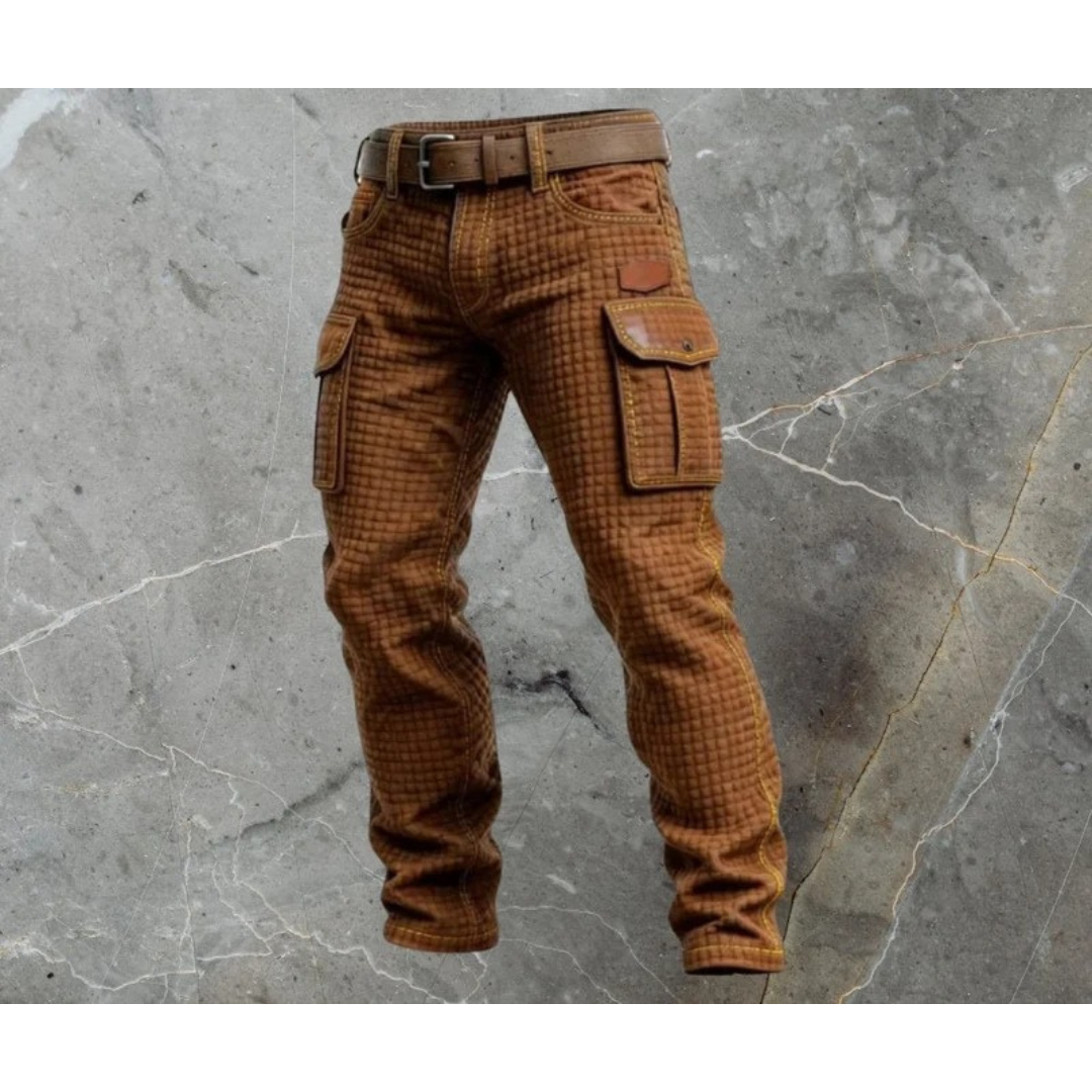 Alexander | Herren Slim Fit Cargohose mit Taschen