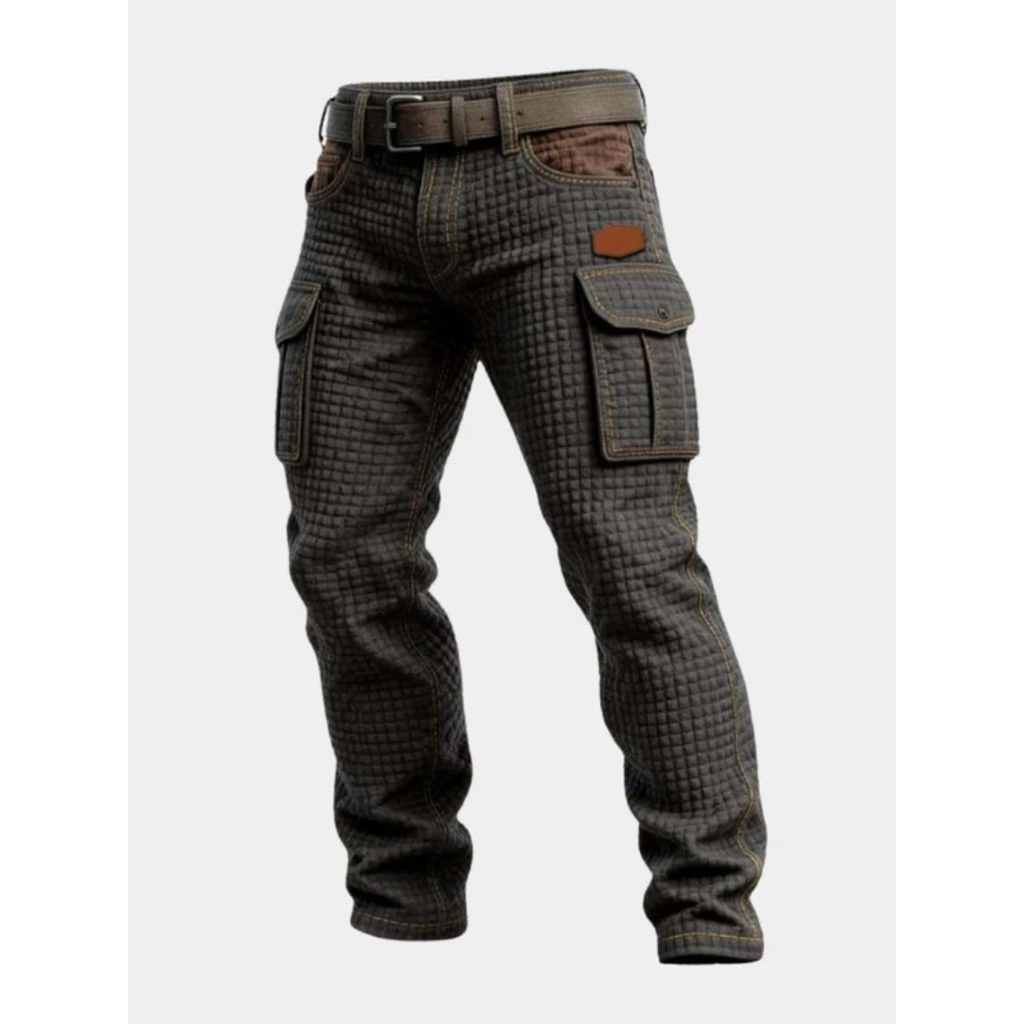 Alexander | Herren Slim Fit Cargohose mit Taschen