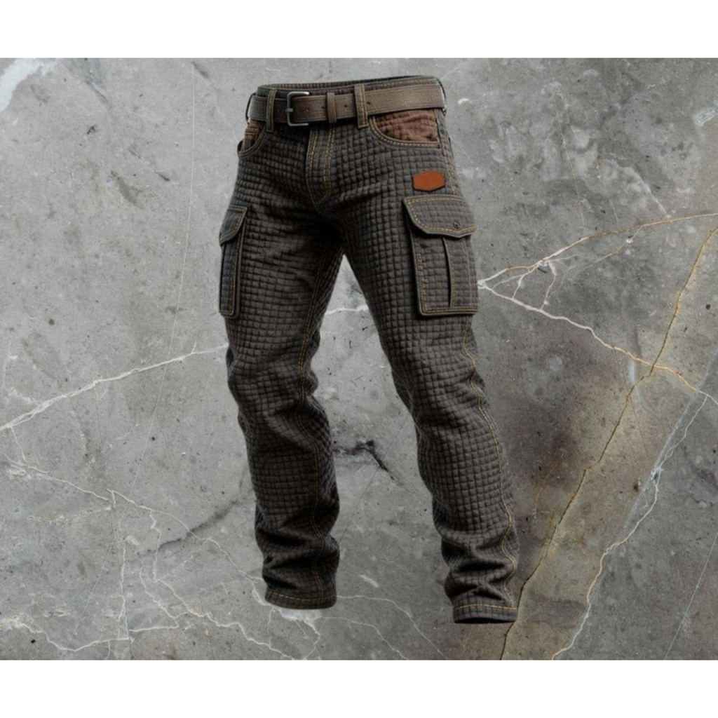 Alexander | Herren Slim Fit Cargohose mit Taschen