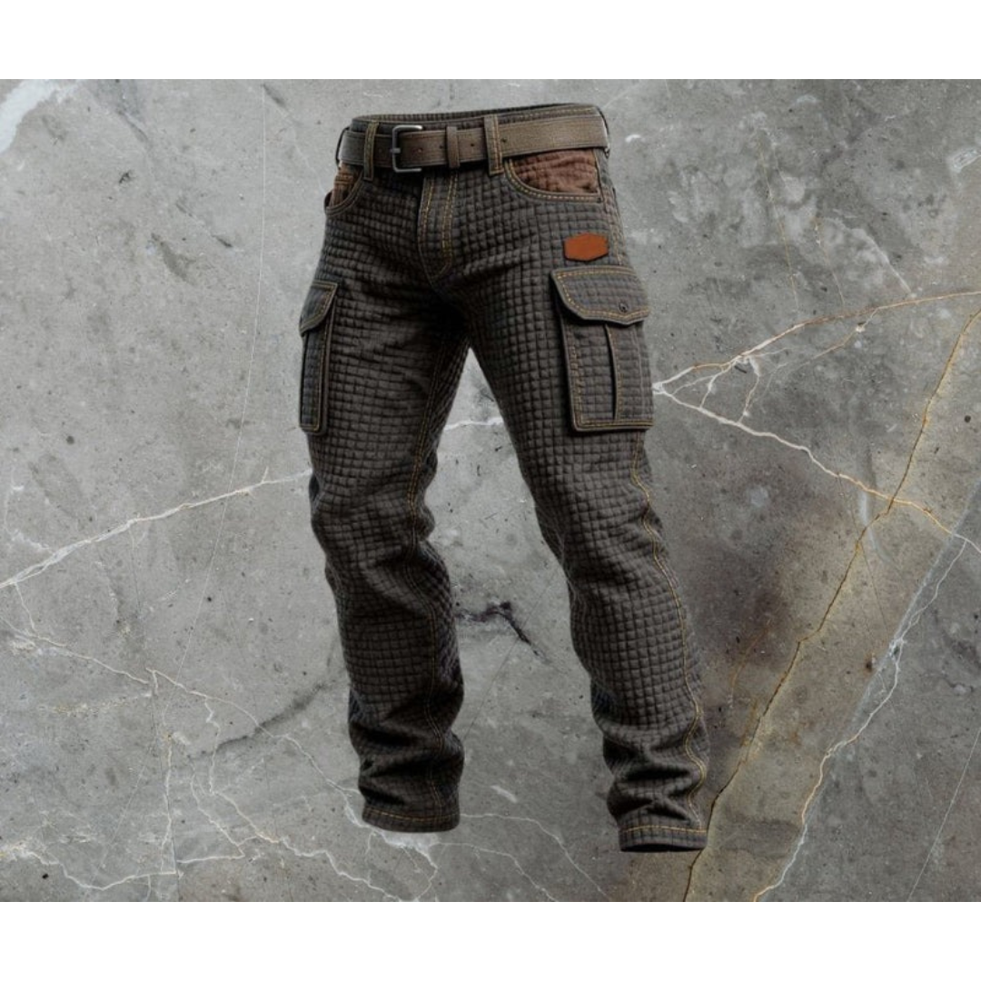 Alexander | Herren Slim Fit Cargohose mit Taschen