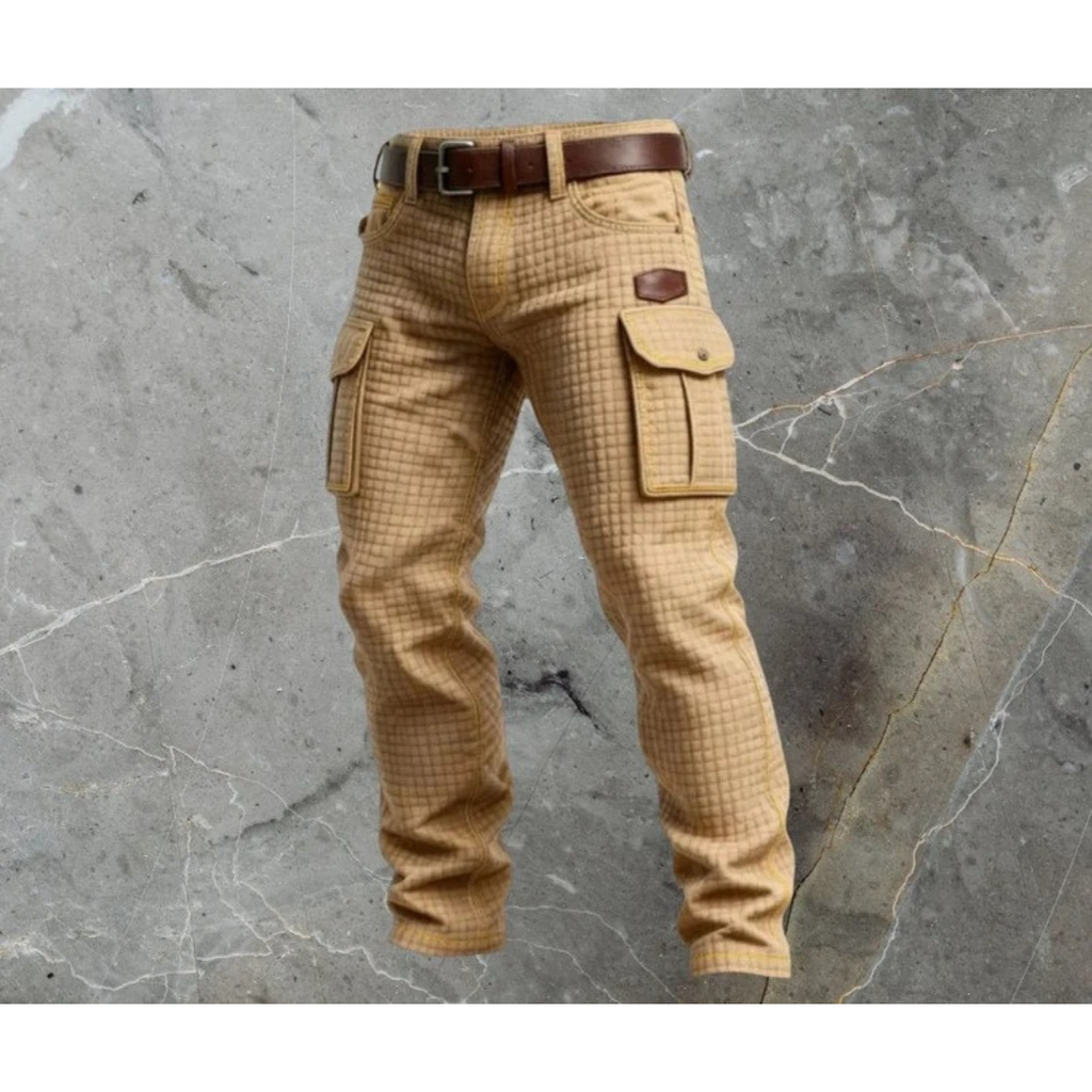 Alexander | Herren Slim Fit Cargohose mit Taschen