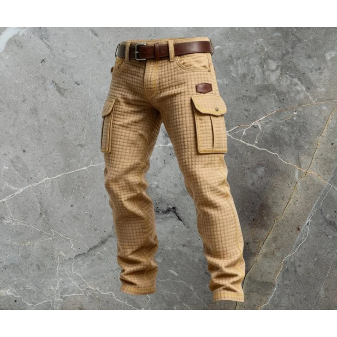 Alexander | Herren Slim Fit Cargohose mit Taschen