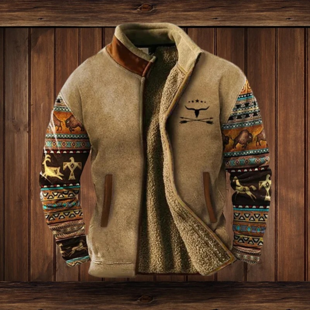Alexander | Herren Winterjacke mit Sherpa Futter