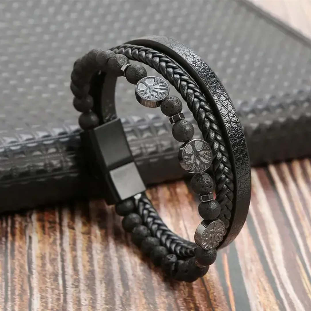 Alois | Stilvolles Herren Armband mit Gravur