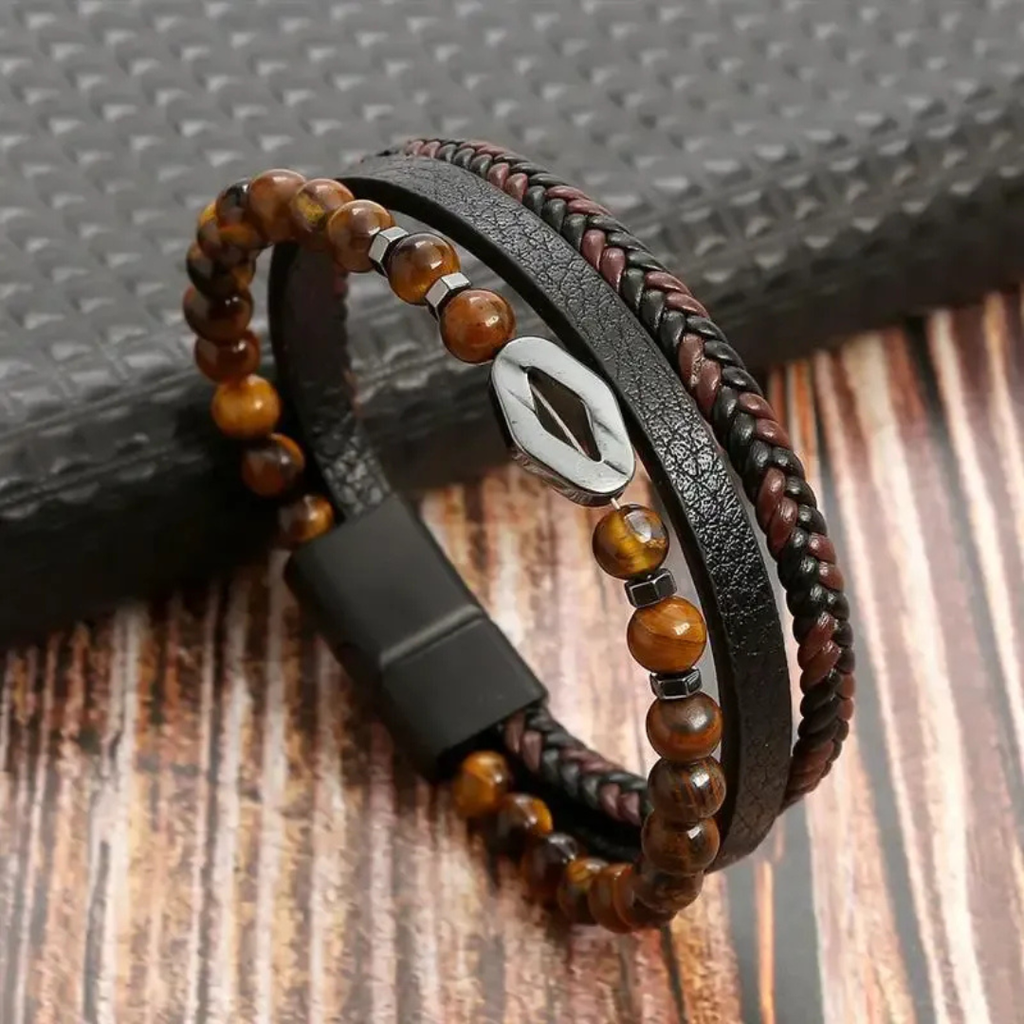 Alois | Stilvolles Herren Armband mit Gravur