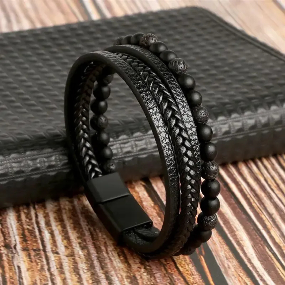 Alois | Stilvolles Herren Armband mit Gravur