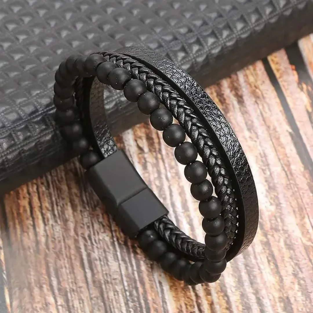 Alois | Stilvolles Herren Armband mit Gravur