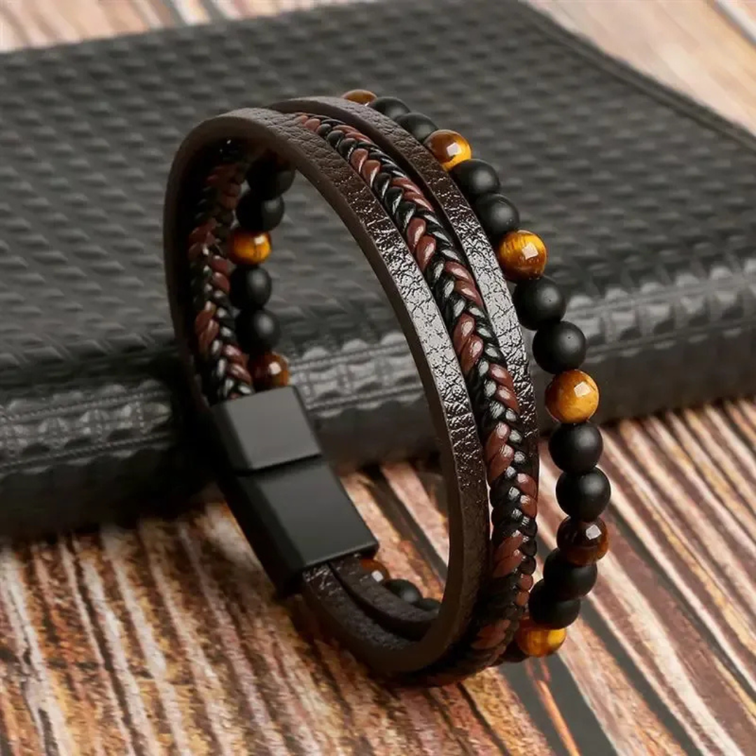 Alois | Stilvolles Herren Armband mit Gravur