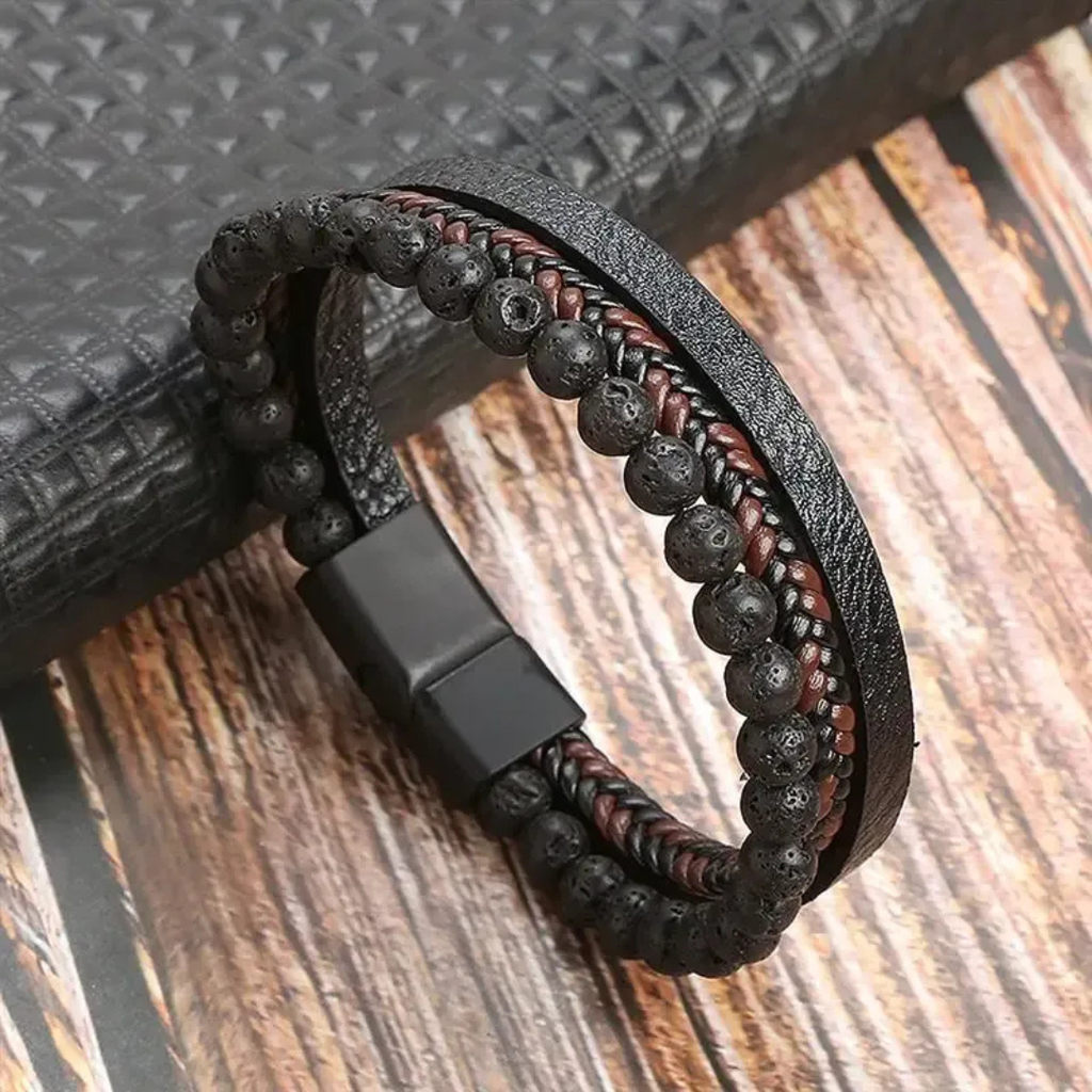 Alois | Stilvolles Herren Armband mit Gravur