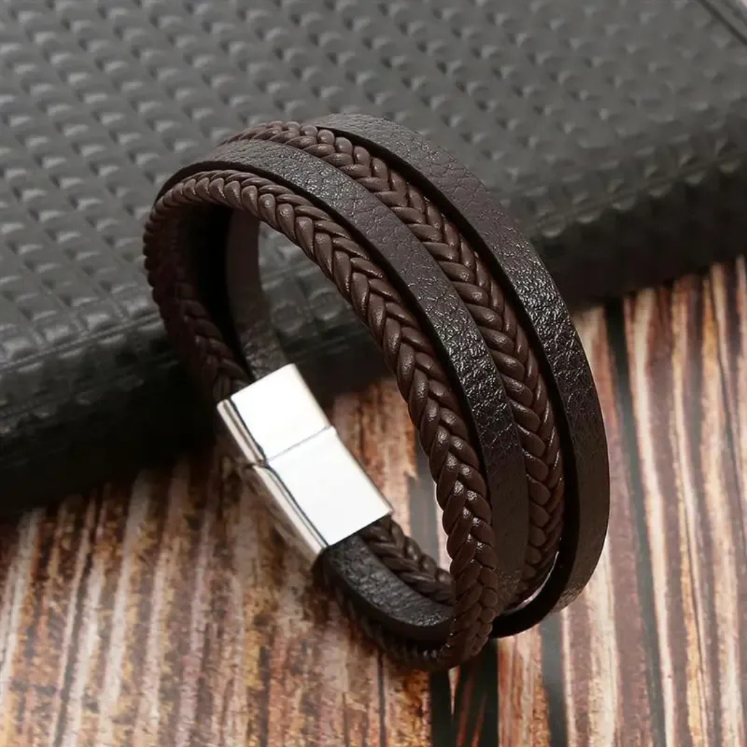 Alois | Stilvolles Herren Armband mit Gravur