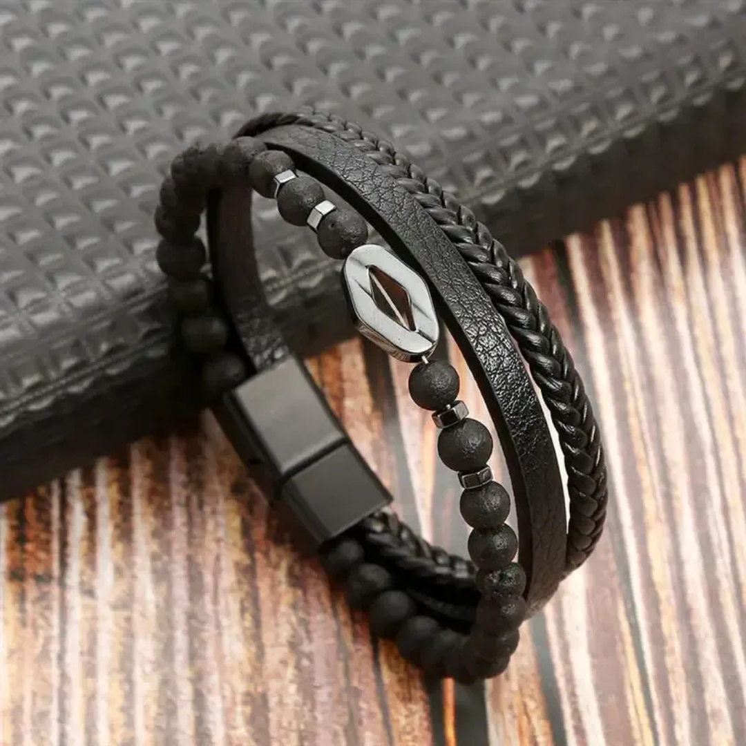 Alois | Stilvolles Herren Armband mit Gravur