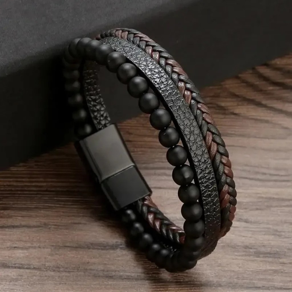 Alois | Stilvolles Herren Armband mit Gravur