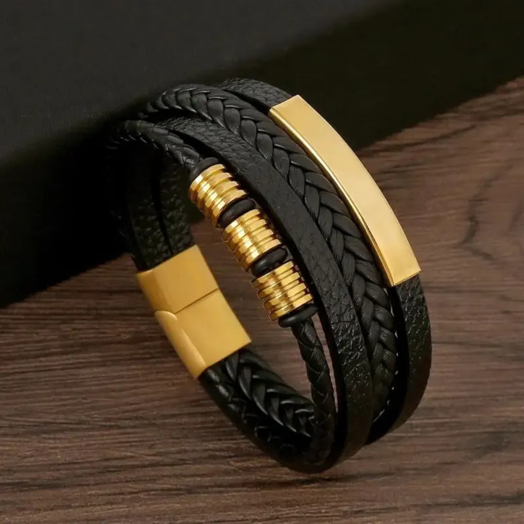 Alois | Stilvolles Herren Armband mit Gravur