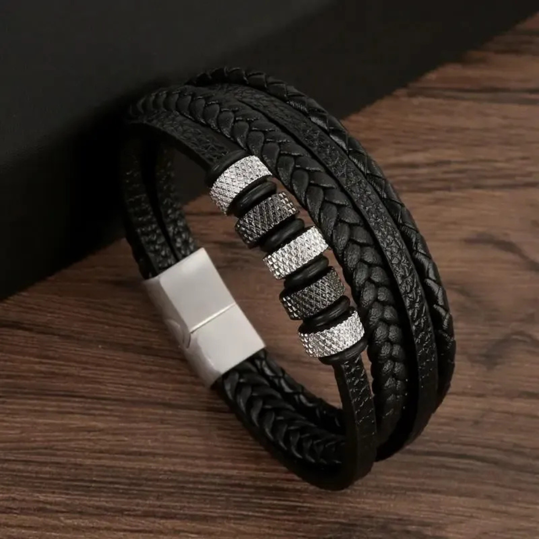 Alois | Stilvolles Herren Armband mit Gravur