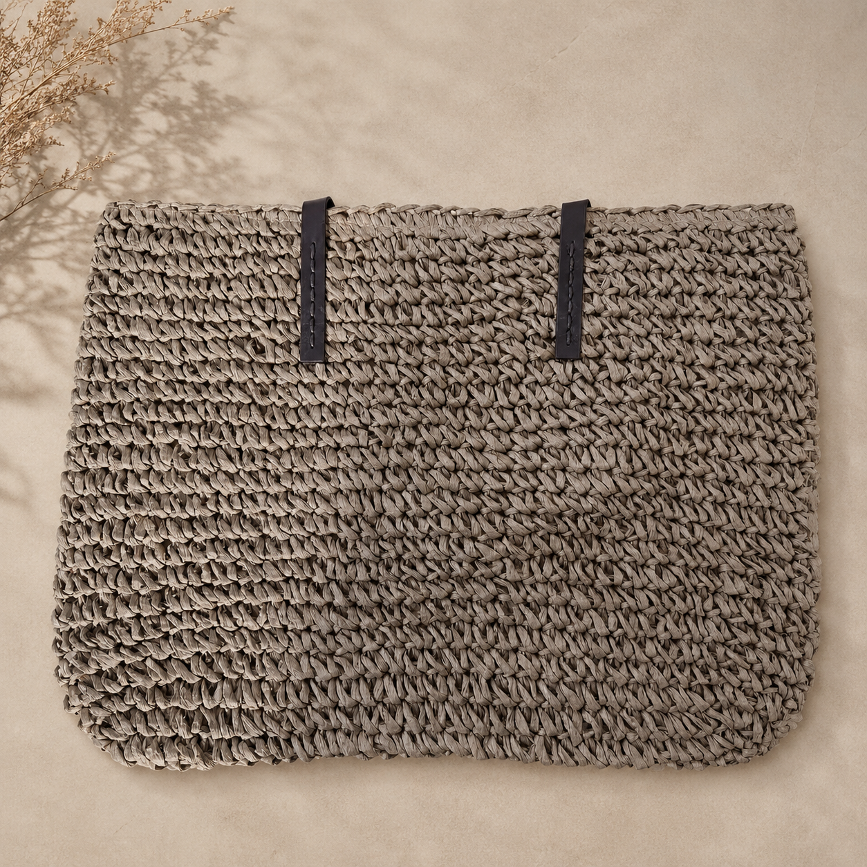 Alva | Damen Stilvolle Boho Stroh Tote Bag