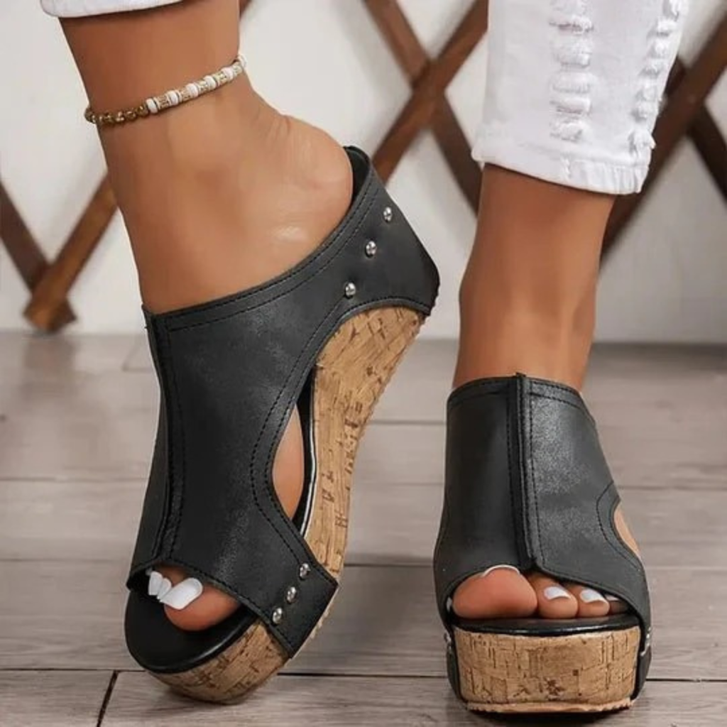 Alva | Damen Stilvolle Orthopädische Plateau Sandalen