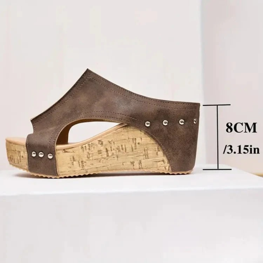 Alva | Damen Stilvolle Orthopädische Plateau Sandalen