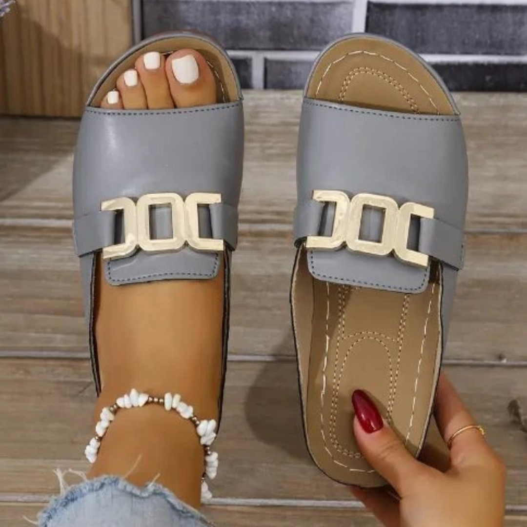 Amalia | Damen Stilvolle Orthopädische Sommer Sandalen
