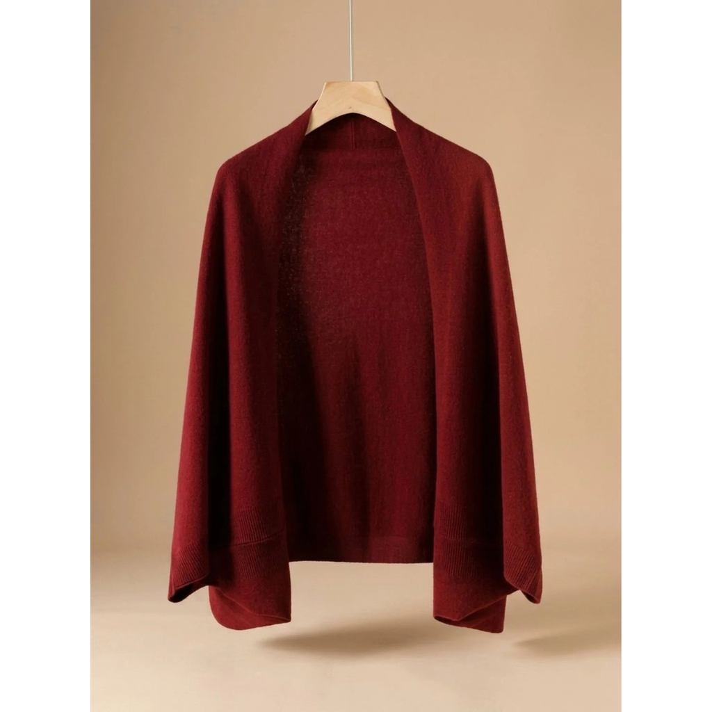 Amara | Damen Strickjacke mit Oversize Schnitt und Poncho Stil