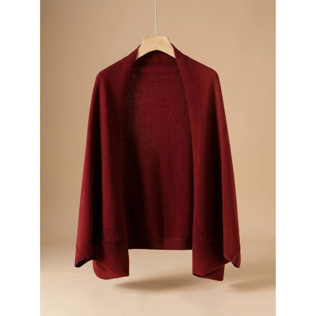 Amara | Damen Strickjacke mit Oversize Schnitt und Poncho Stil