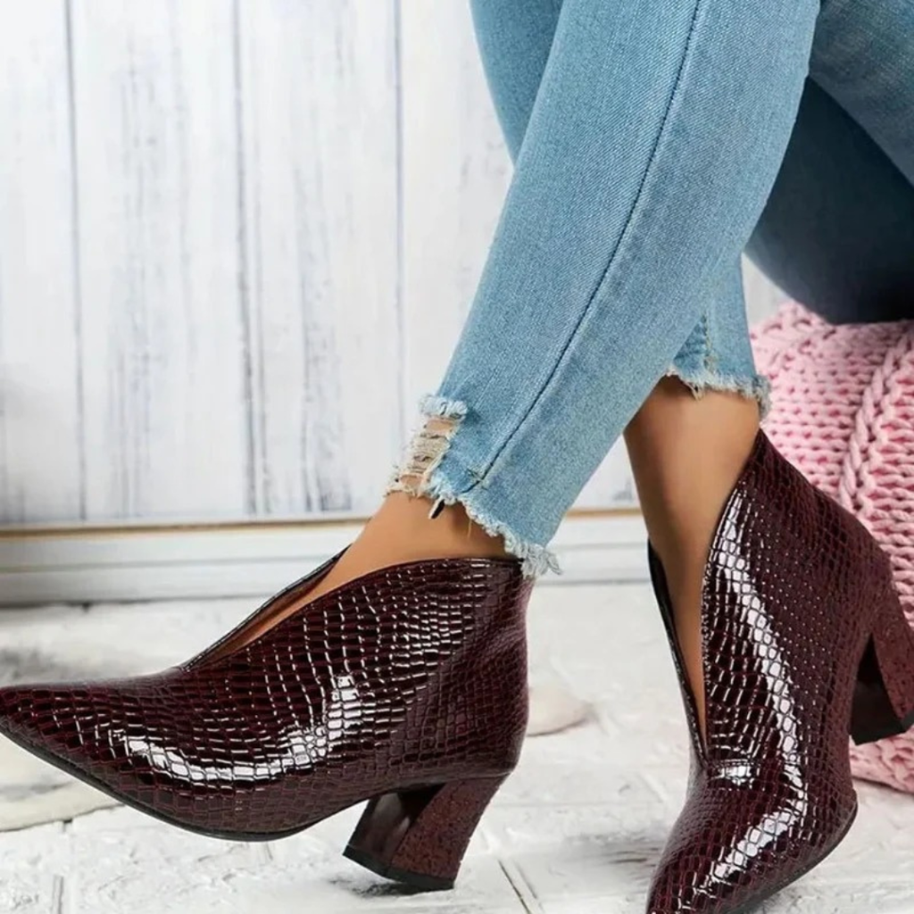 Amaya | Damen Orthopädische Stiefeletten mit Komfort und Absatz