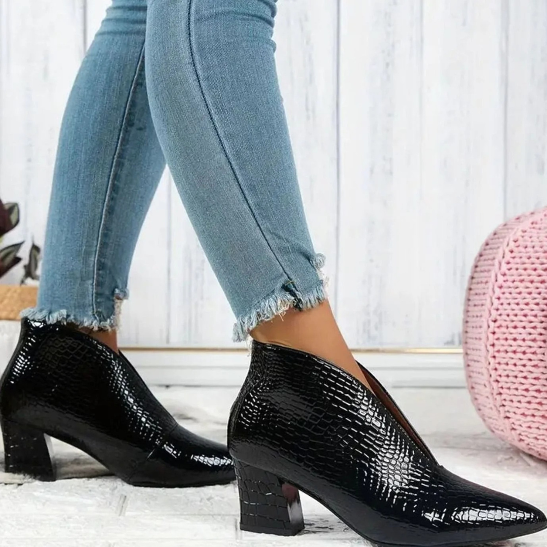 Amaya | Damen Orthopädische Stiefeletten mit Komfort und Absatz