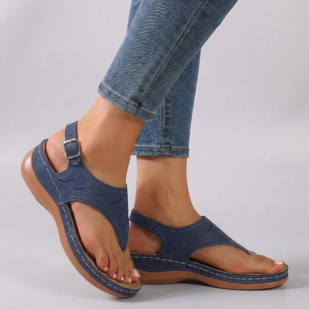 Amelia | Damen Elegant Sandalen Riemen Sommer Komfort