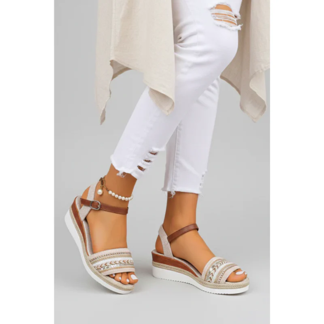 Amira | Damen Sandalen Für Abend Mit Riemen