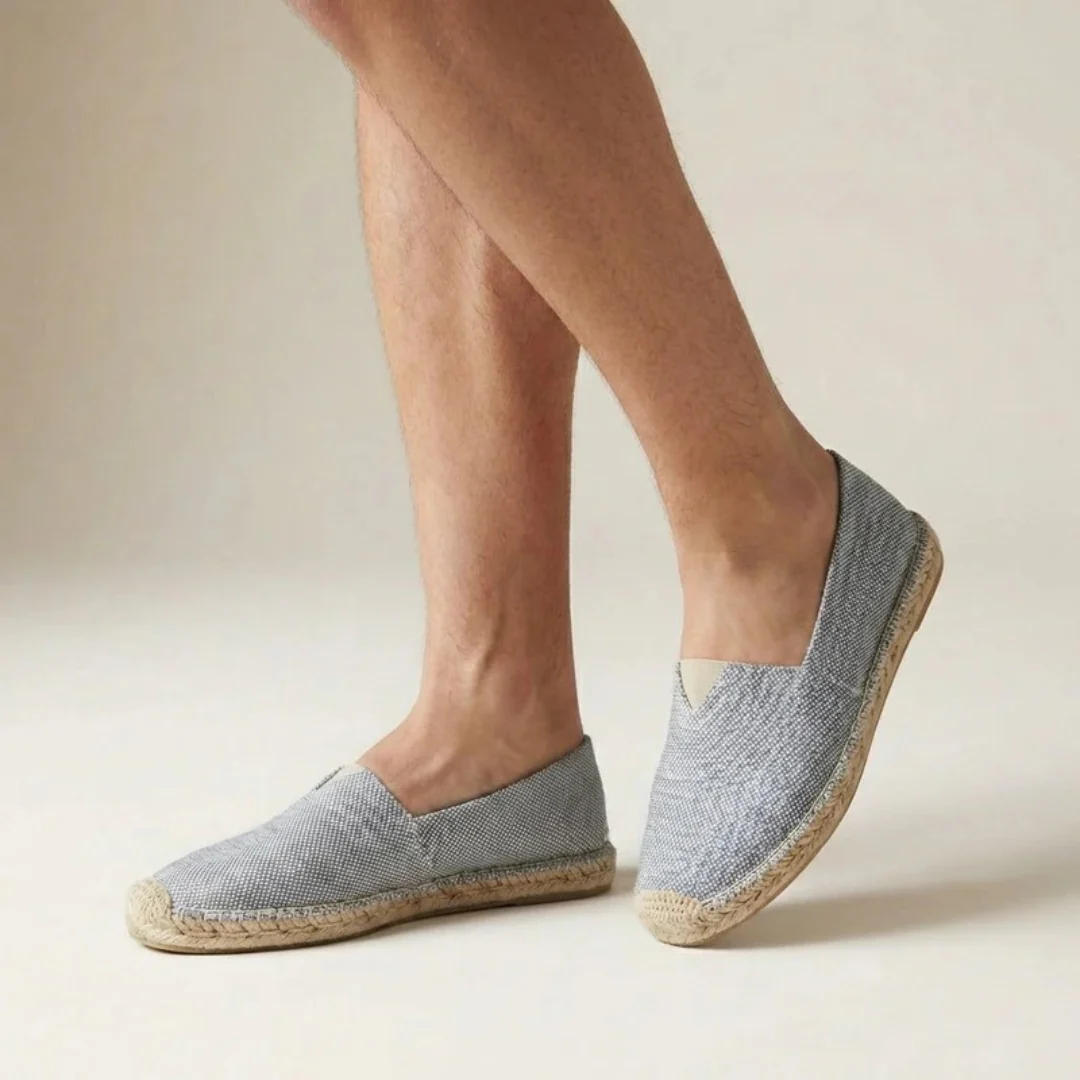 Andreas | Herren Elegante Espadrilles Slip-On Jute