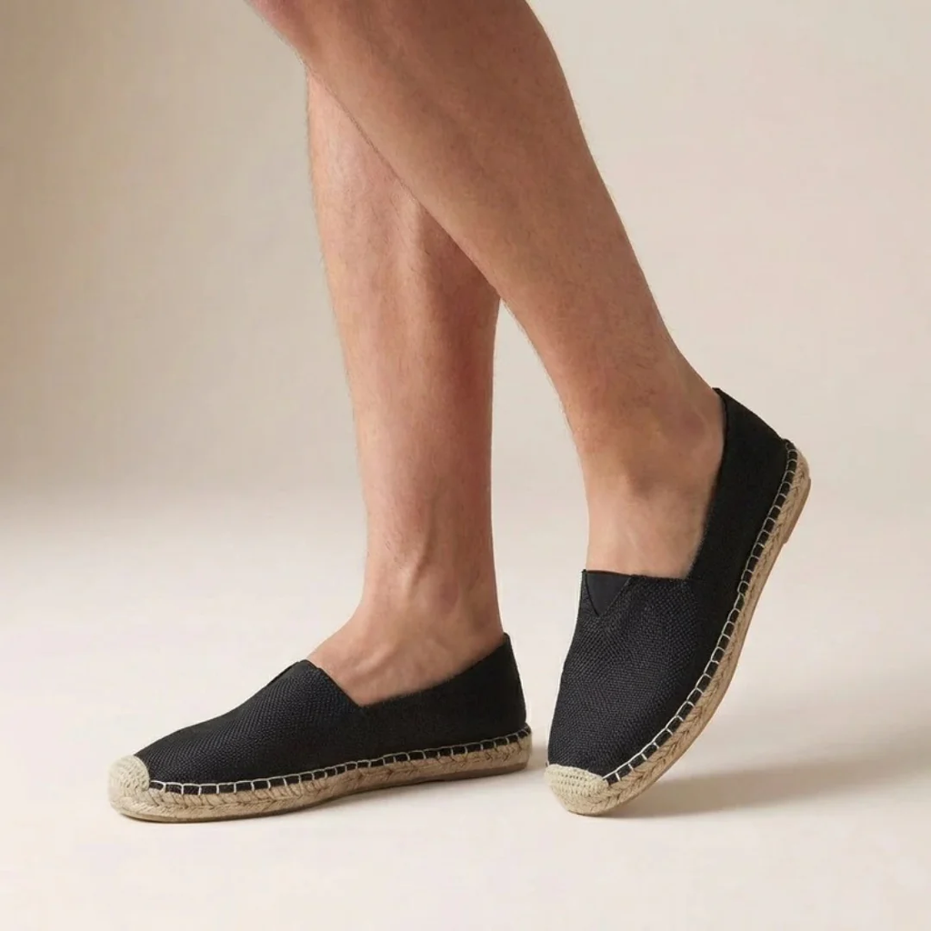 Andreas | Herren Elegante Espadrilles Slip-On Jute