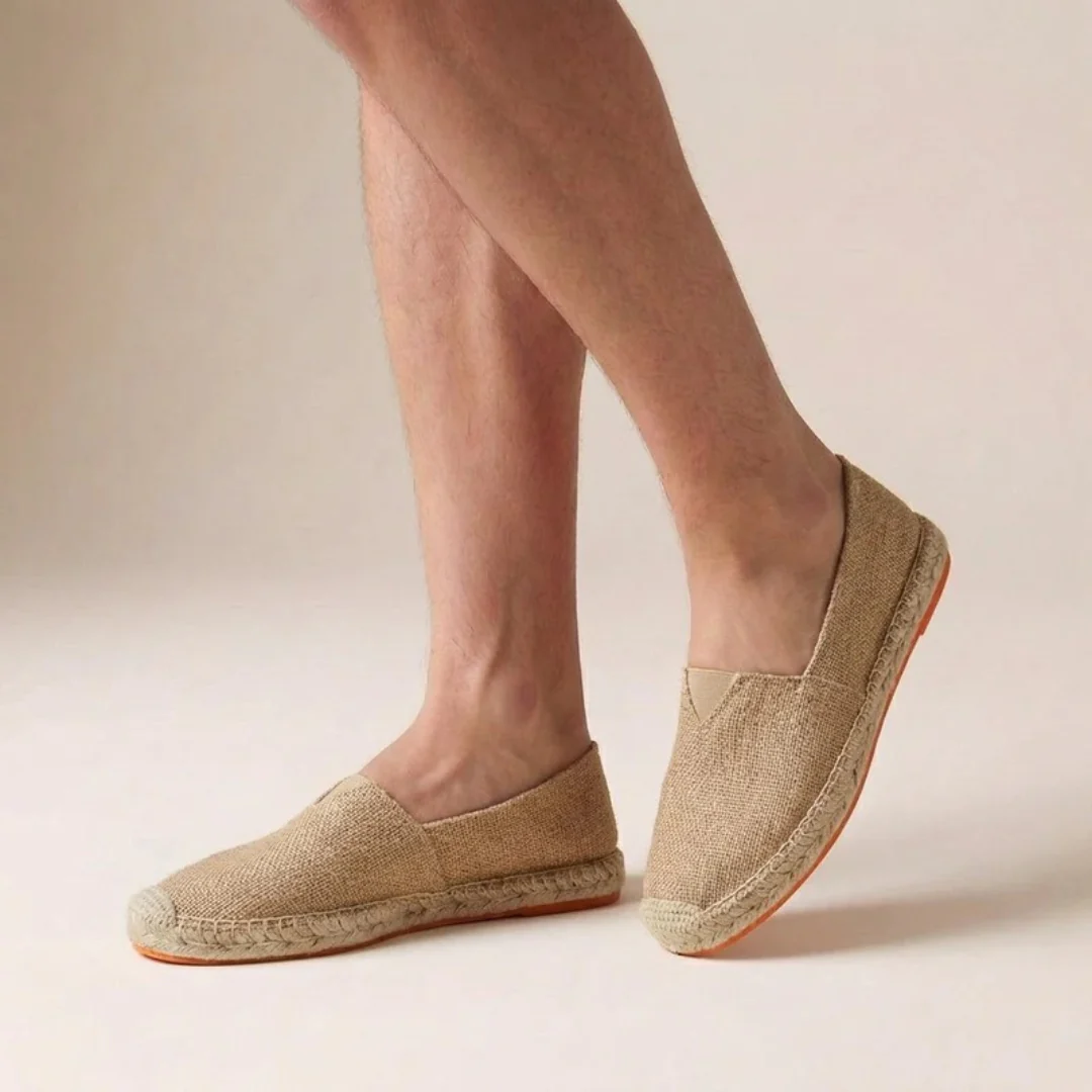 Andreas | Herren Elegante Espadrilles Slip-On Jute