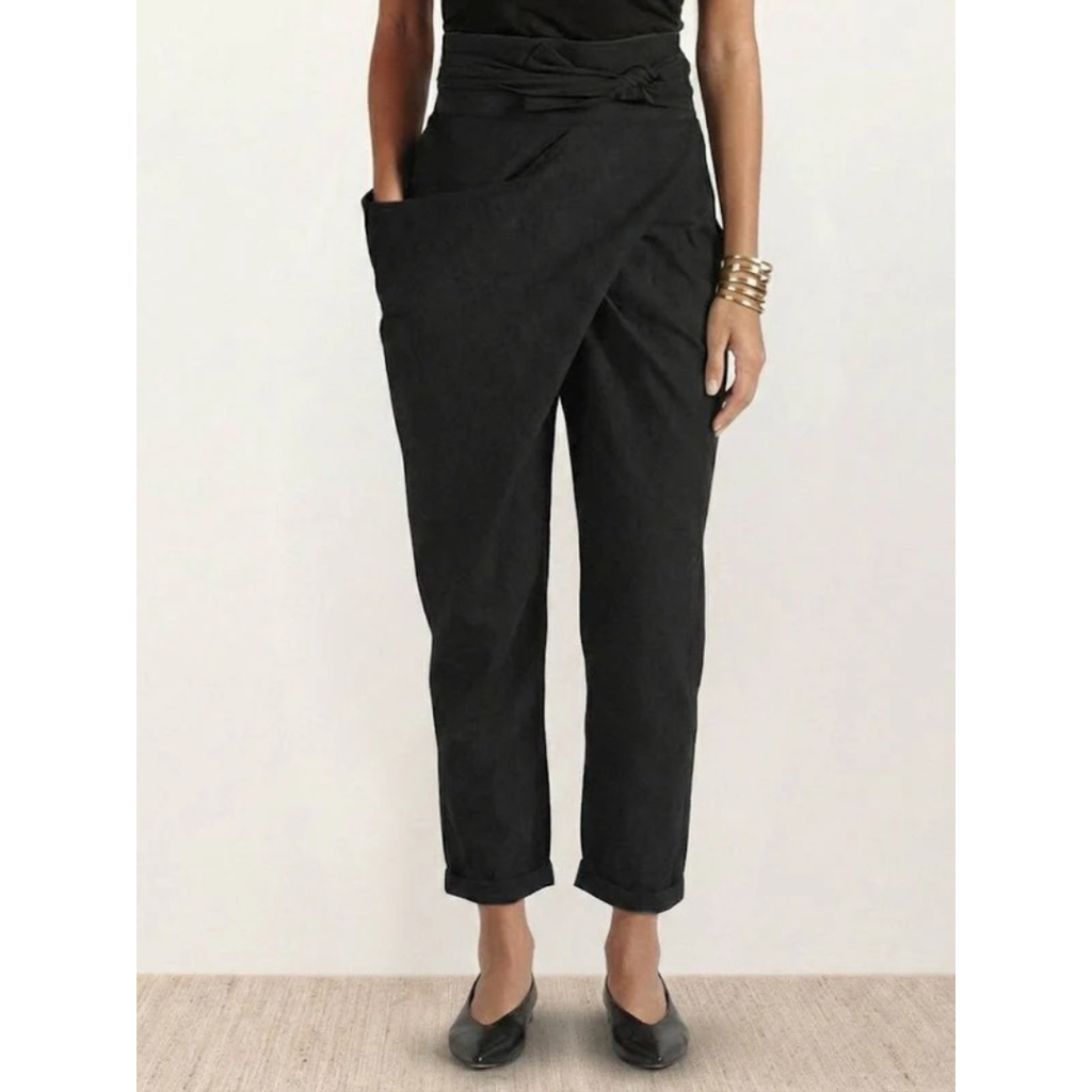 Angelika | Damen Freizeit High Waist Hose