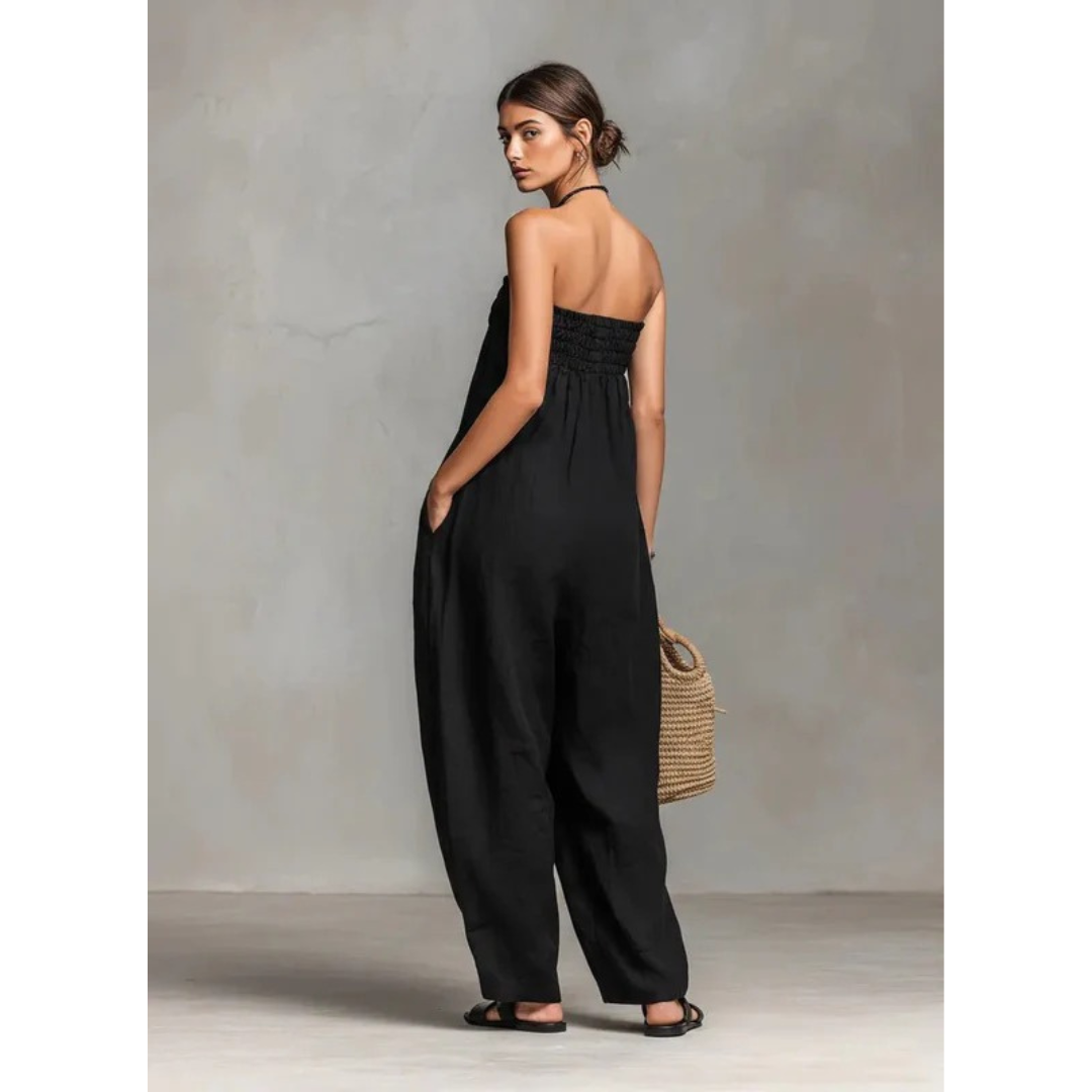 Angelina | Damen Stilvoller Sommer Jumpsuit
