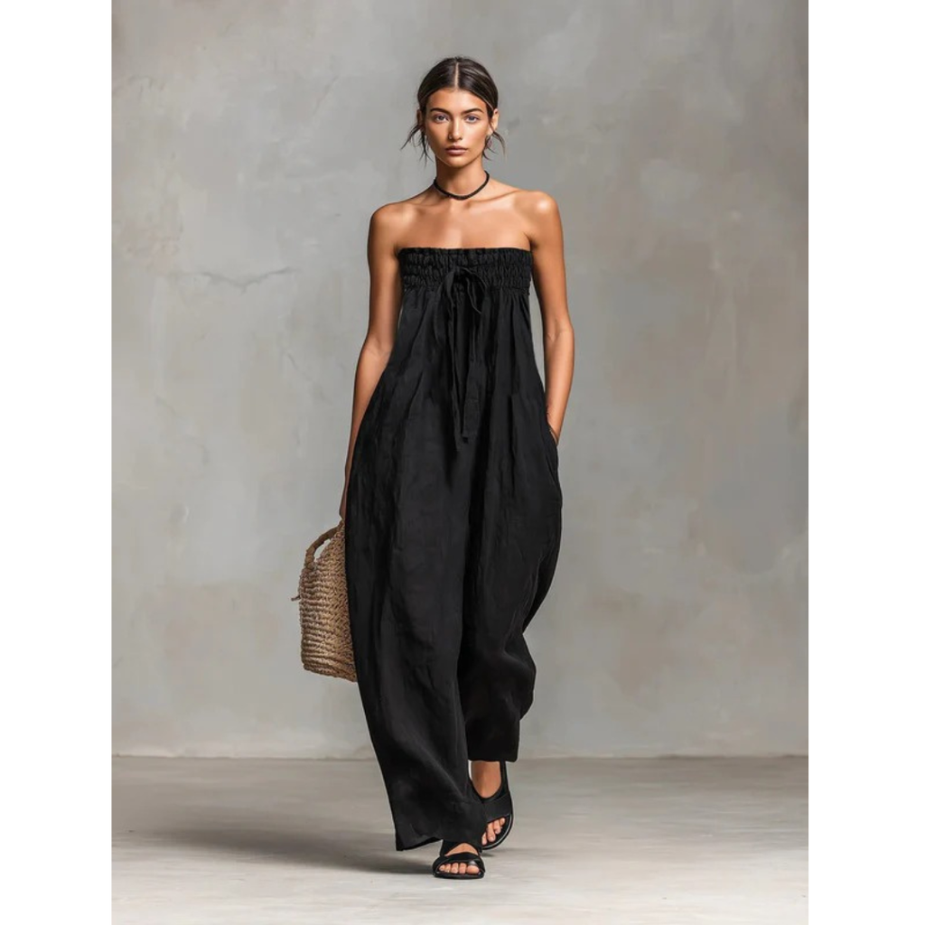 Angelina | Damen Stilvoller Sommer Jumpsuit