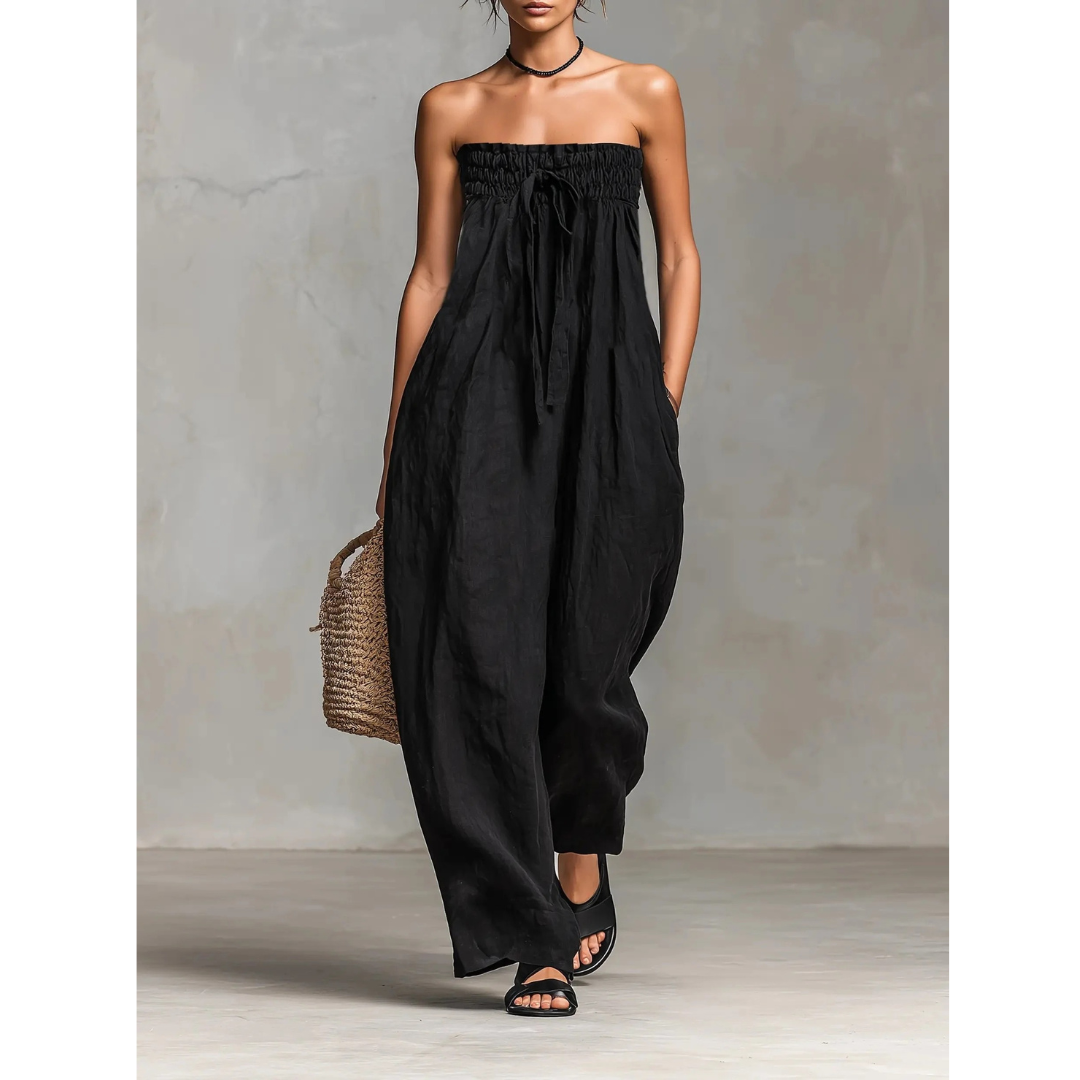 Angelina | Damen Stilvoller Sommer Jumpsuit