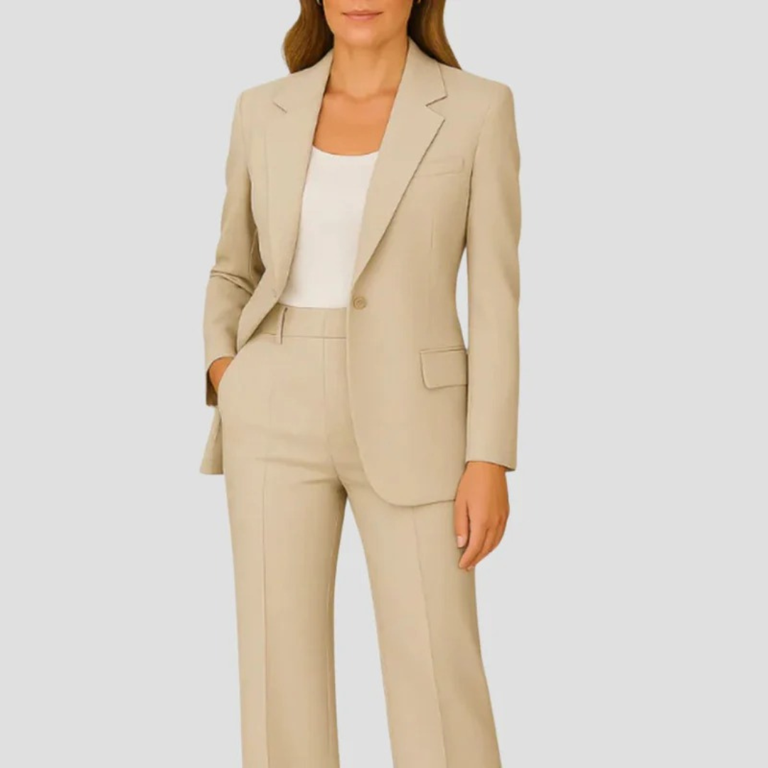 Anita | Damen Blazer Hosenanzug Set