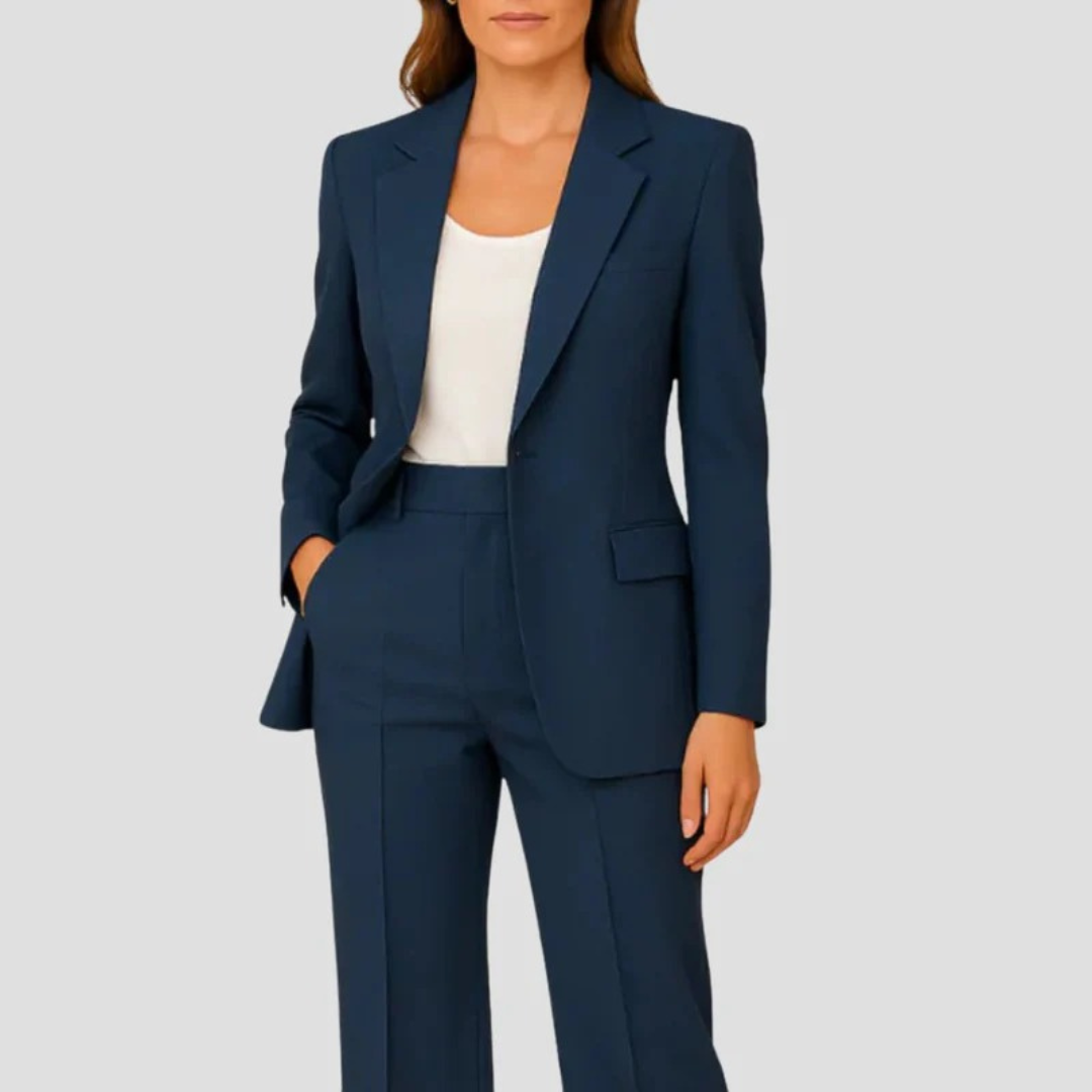 Anita | Damen Blazer Hosenanzug Set
