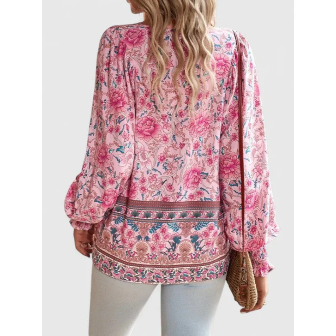 Anita | Damen Feine Bluse Boho