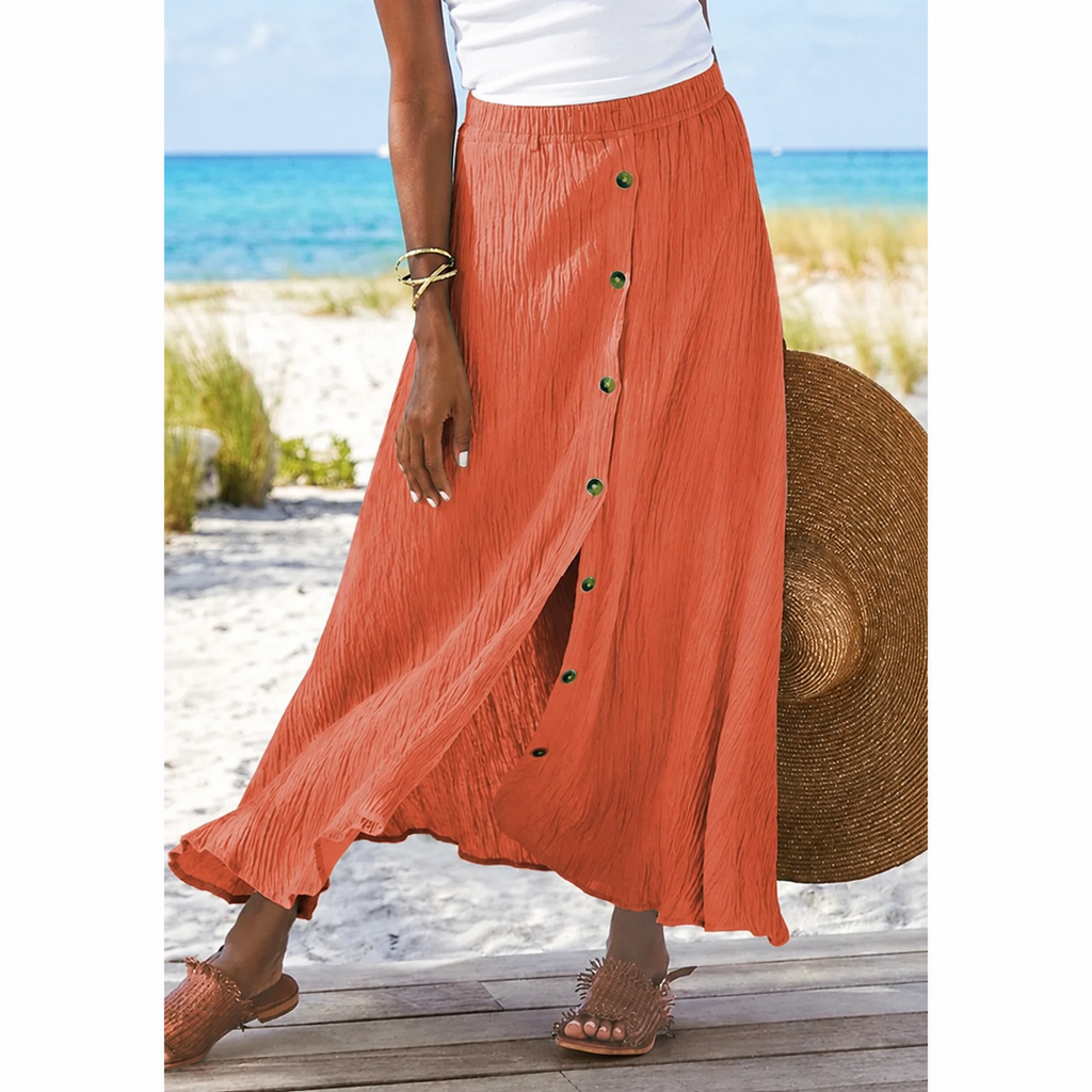 Anja | Damen Locker Sommer Maxi Rock