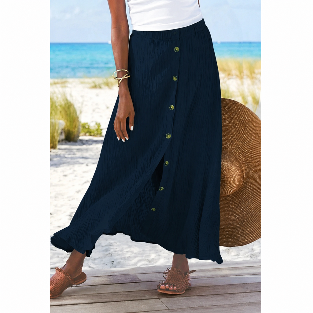 Anja | Damen Locker Sommer Maxi Rock