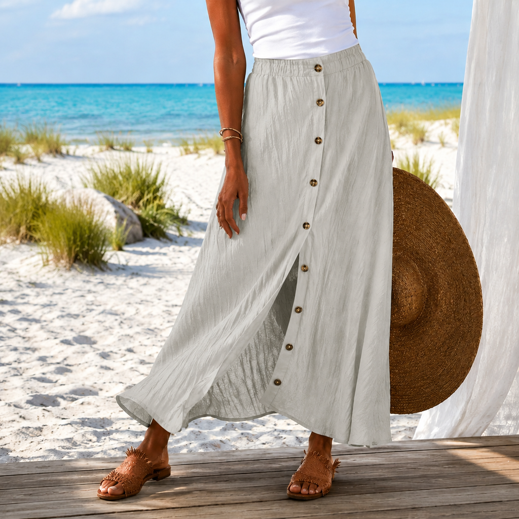 Anja | Damen Locker Sommer Maxi Rock
