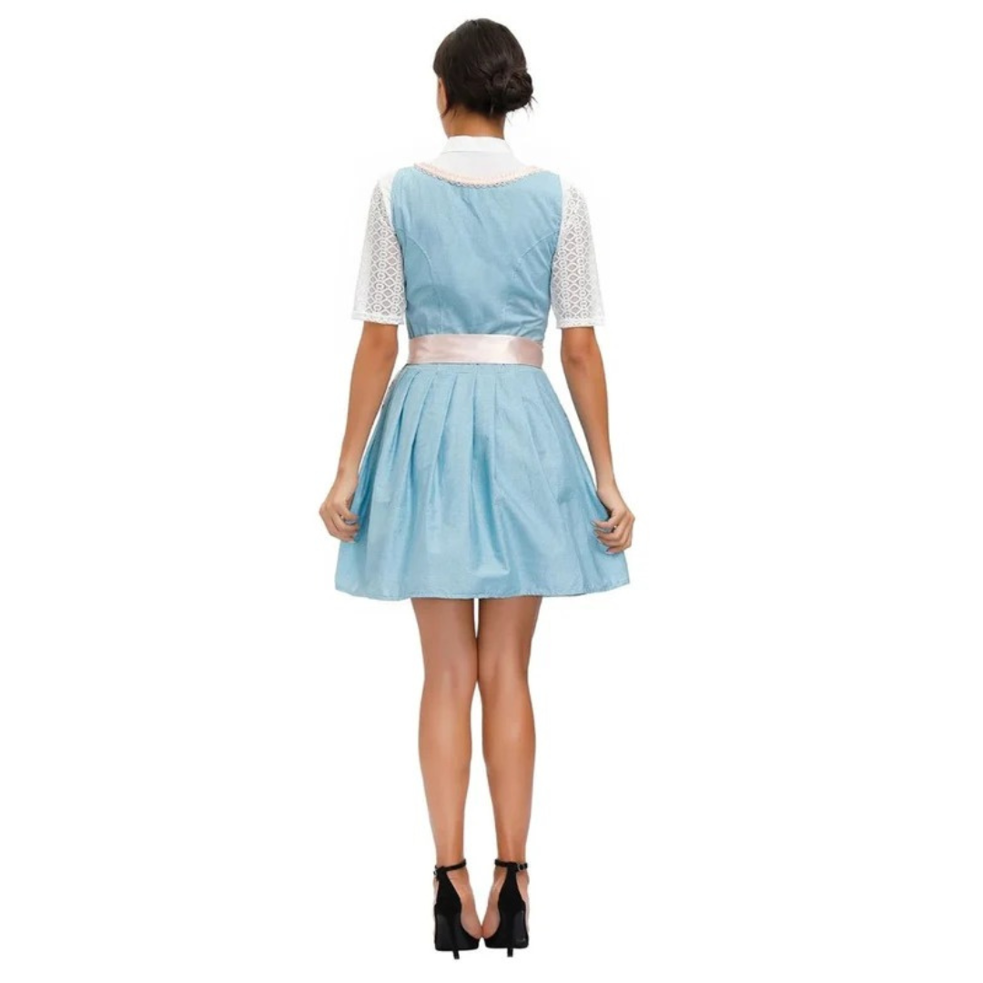 Anja | Damen Oktoberfest Dirndl mit Blumenmuster