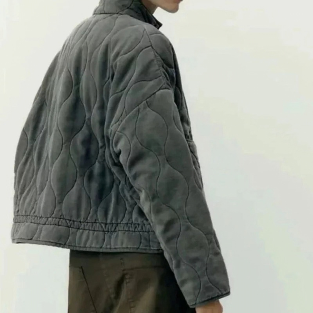 Annabel | Damen Steppjacke mit Stehkragen, Reißverschluss und Taschen