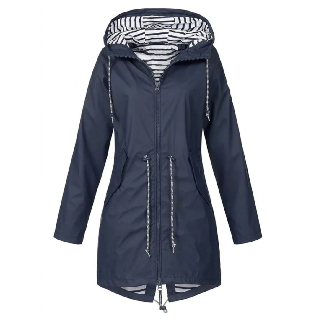 Annelie | Damen Wasserdichte Regenjacke mit Kapuze