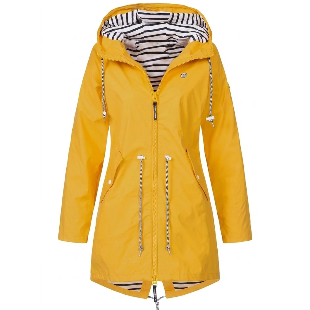 Annelie | Damen Wasserdichte Regenjacke mit Kapuze